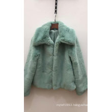 Wholesale Winter Warm 2018 women faux fur coat short fur faux coats womens jacket